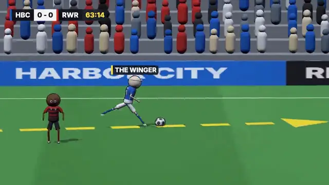 A frame from a Sports broadcast video made in Zaga Studio